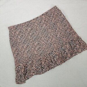 NEW BP. Nordstrom 2X Smocked Mini Skirt in Pink & Black Animal Print NWT $39